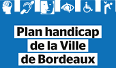 Plan handicap de la ville de Bordeaux
